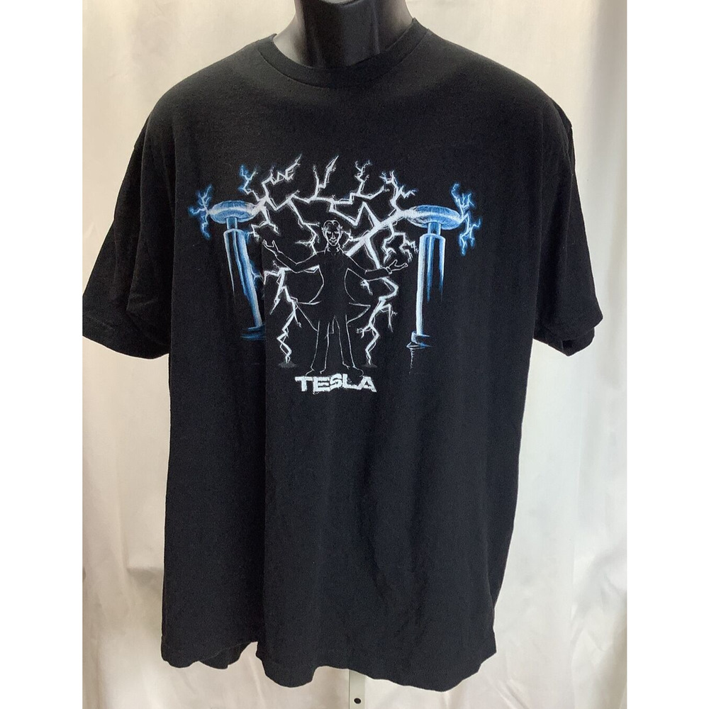 Vintage Ann Arbor T-Shirt Co Nikola Tesla Mad Scientist Shirt 2XL